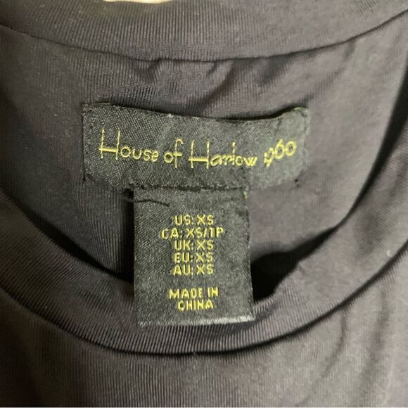 House of Harlow 1960 high neck thong bodysuit black - Picture 8 of 11